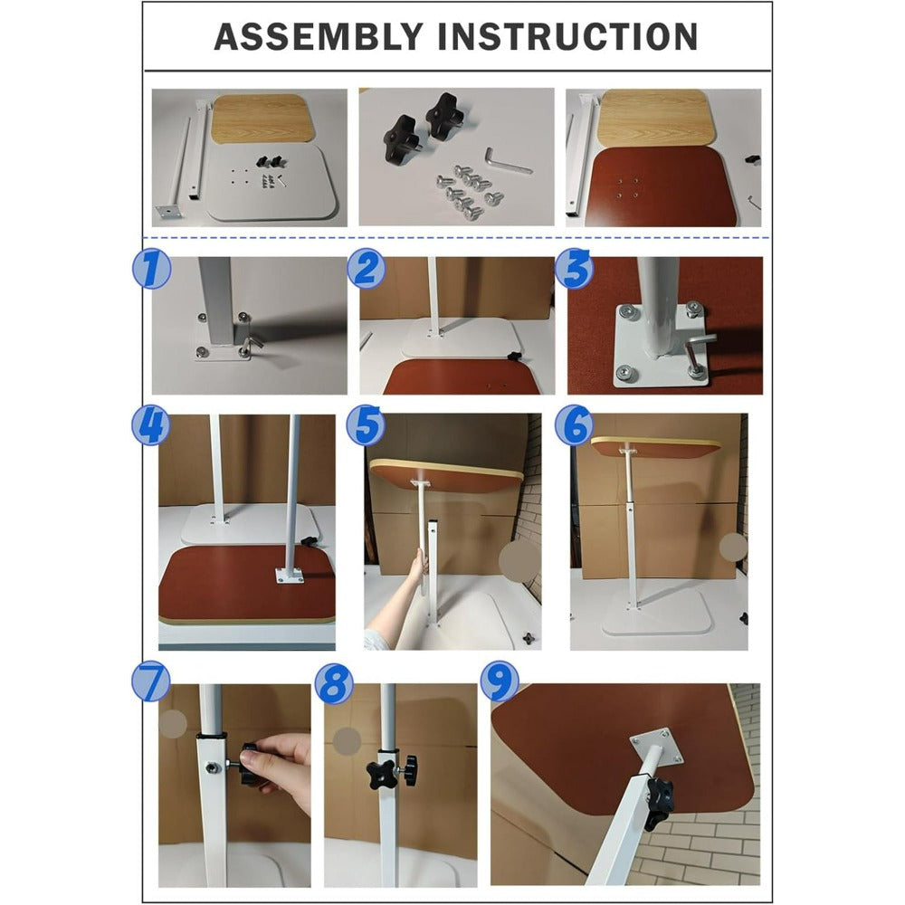 Rotating Brown Side Table product detail 8