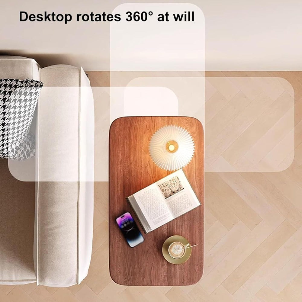 Rotating Brown Side Table product detail 11