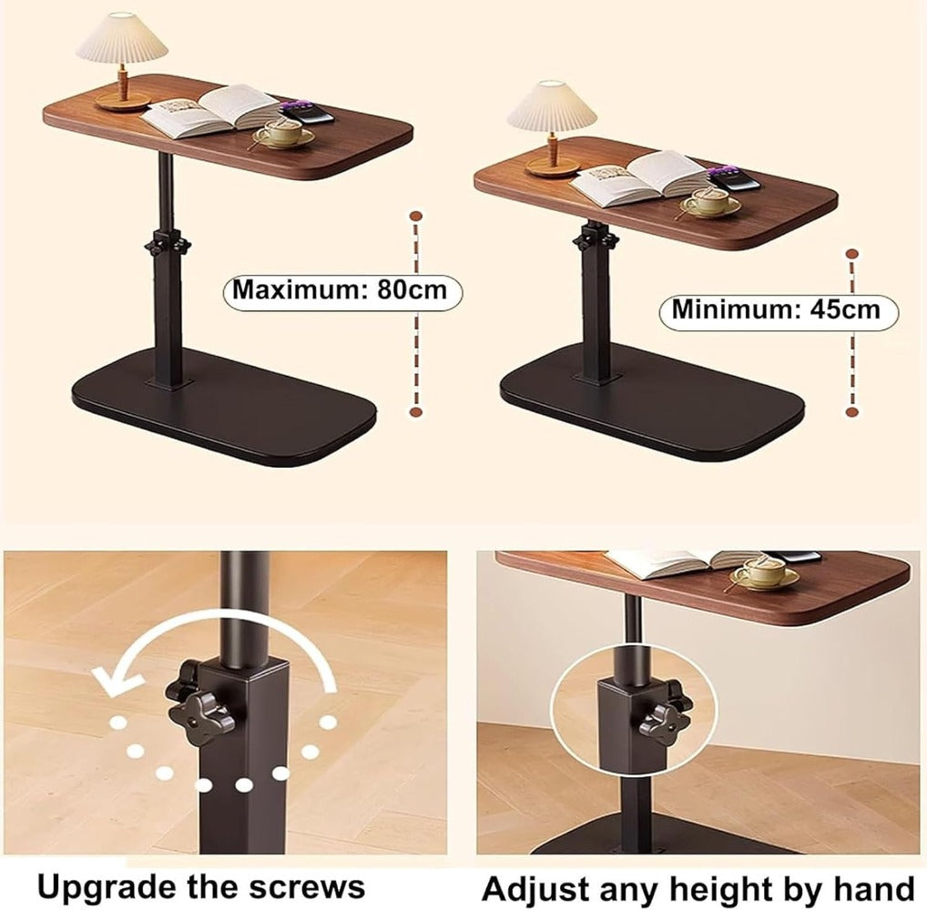 Rotating Brown Side Table product detail 13