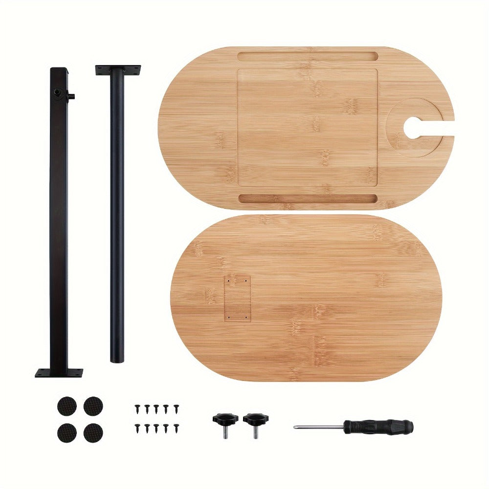 Rotating Glass End Table product detail 2