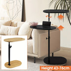Rotating Glass End Table for organised Australian homes