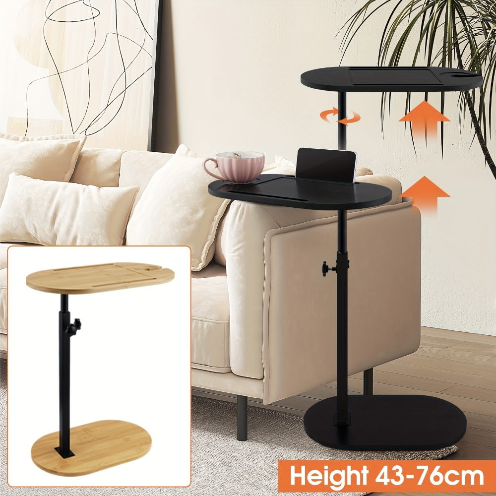 Rotating Glass End Table for organised Australian homes