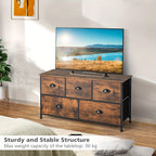 Rustic Fabric Chest Of Drawers product detail 5