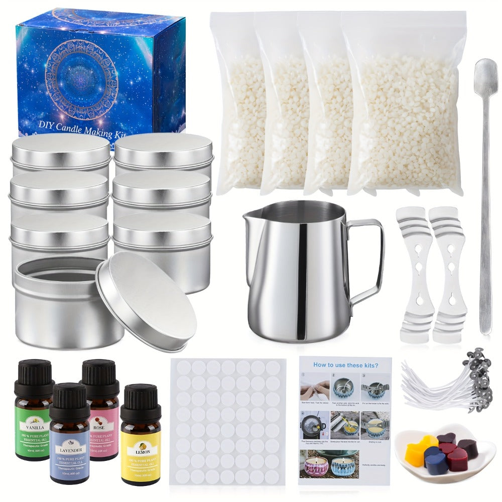 Scented Candle Making Kit - home crafts and gifts – product detail angle