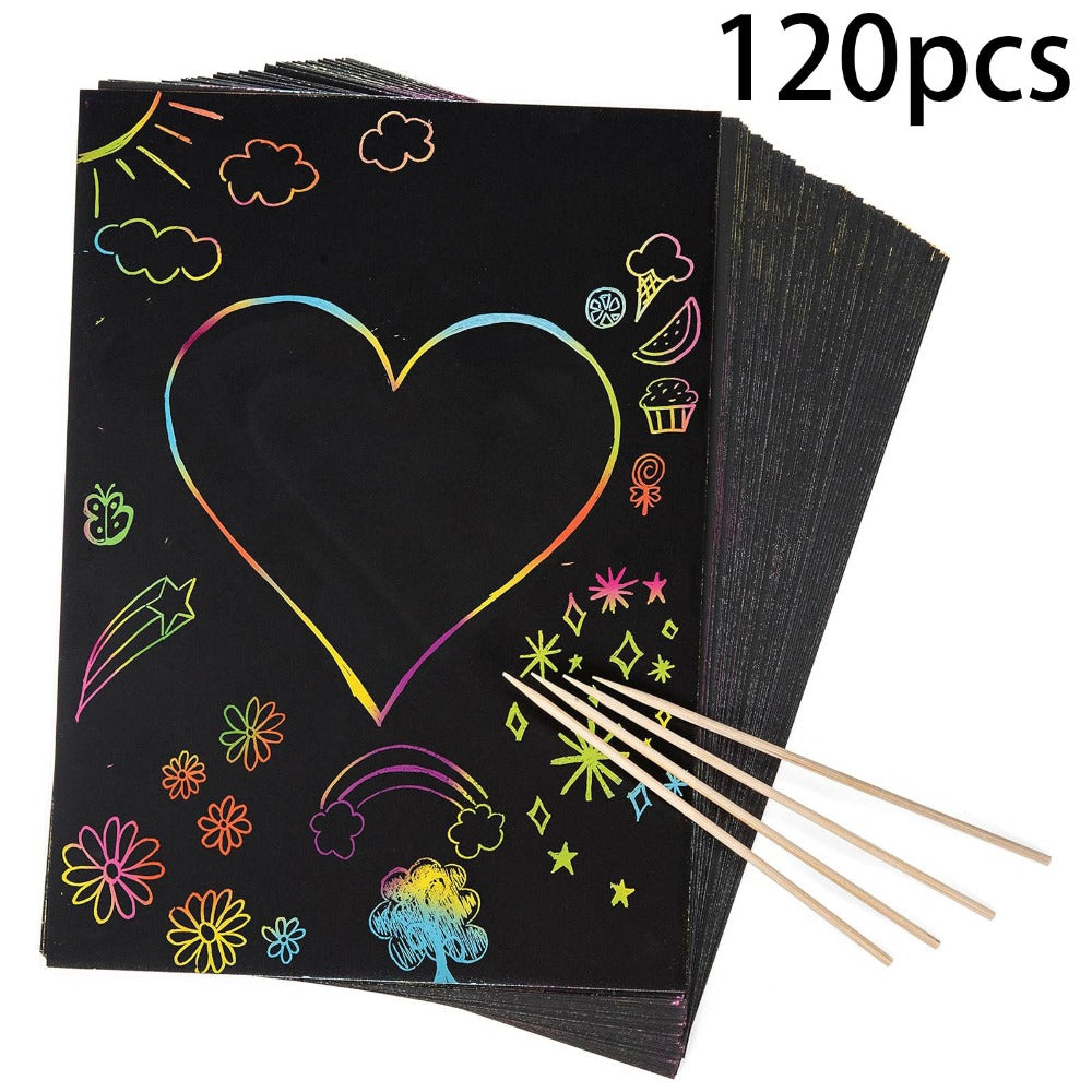 Scratch Art Paper Set main product view for Australian shoppers