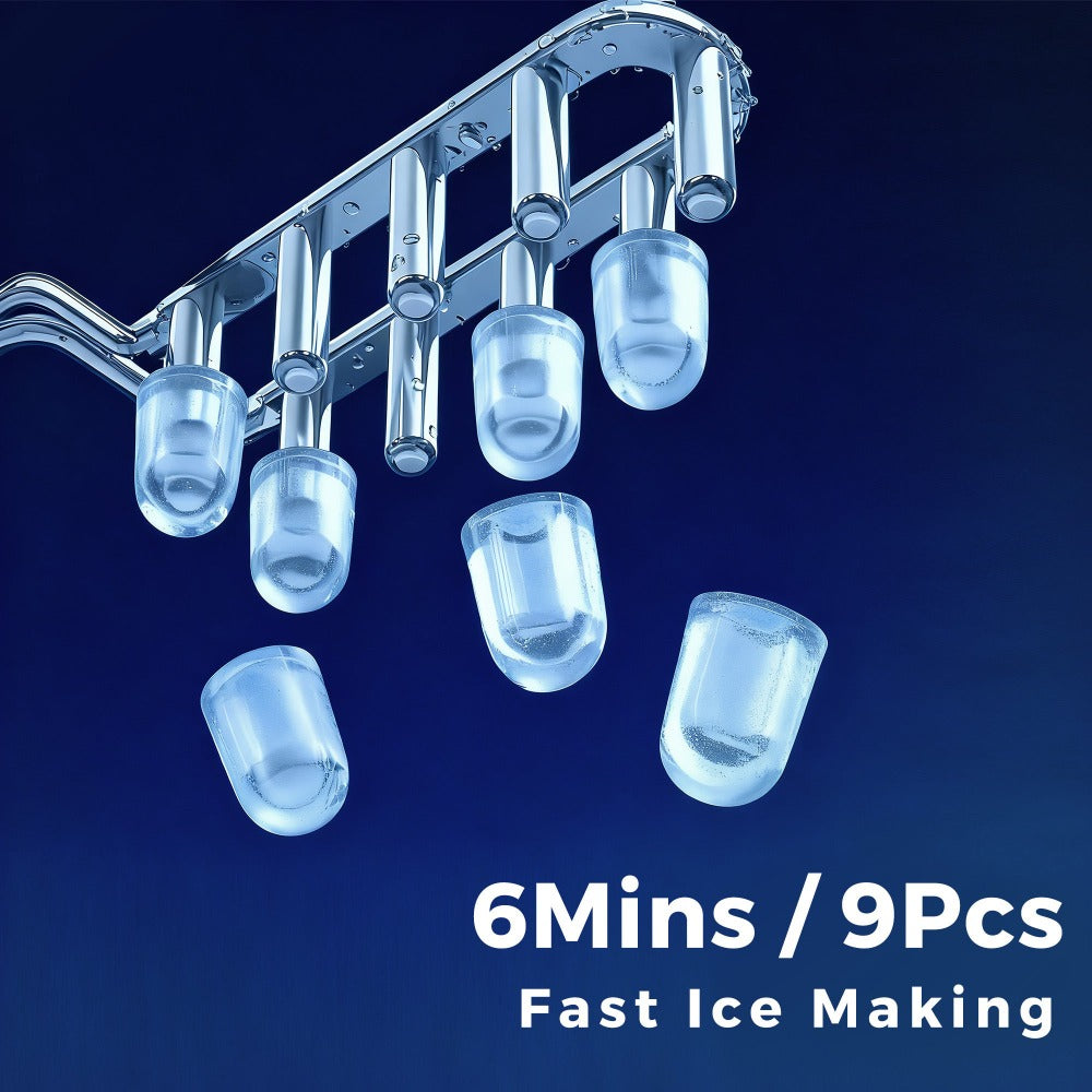 Self-Cleaning Countertop Ice Maker - 2.2L for Kitchen – alternate design view