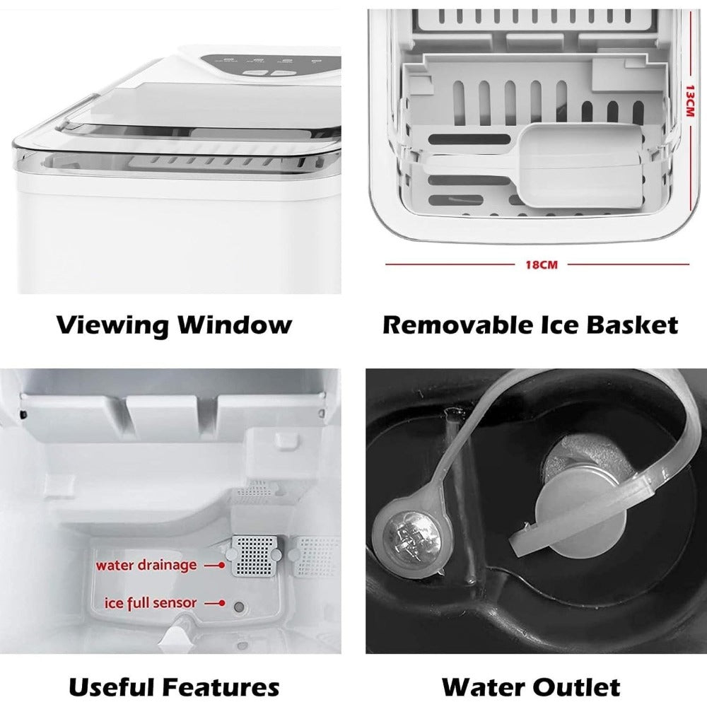 Self-Cleaning Countertop Ice Maker - 2.2L for Kitchen – additional product view 36