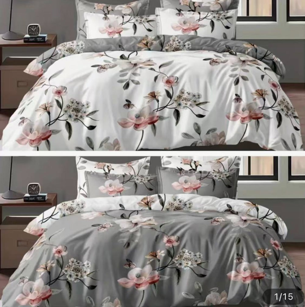 Shadow Bloom Quilt Cover Set – AU Sizes for Bedroom – feature reference
