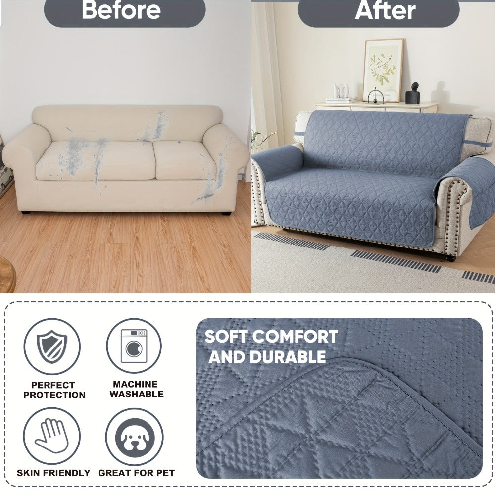 Side-Pocket Non-Slip Dog Sofa Cover - living rooms and pet-friendly – additional product view 12