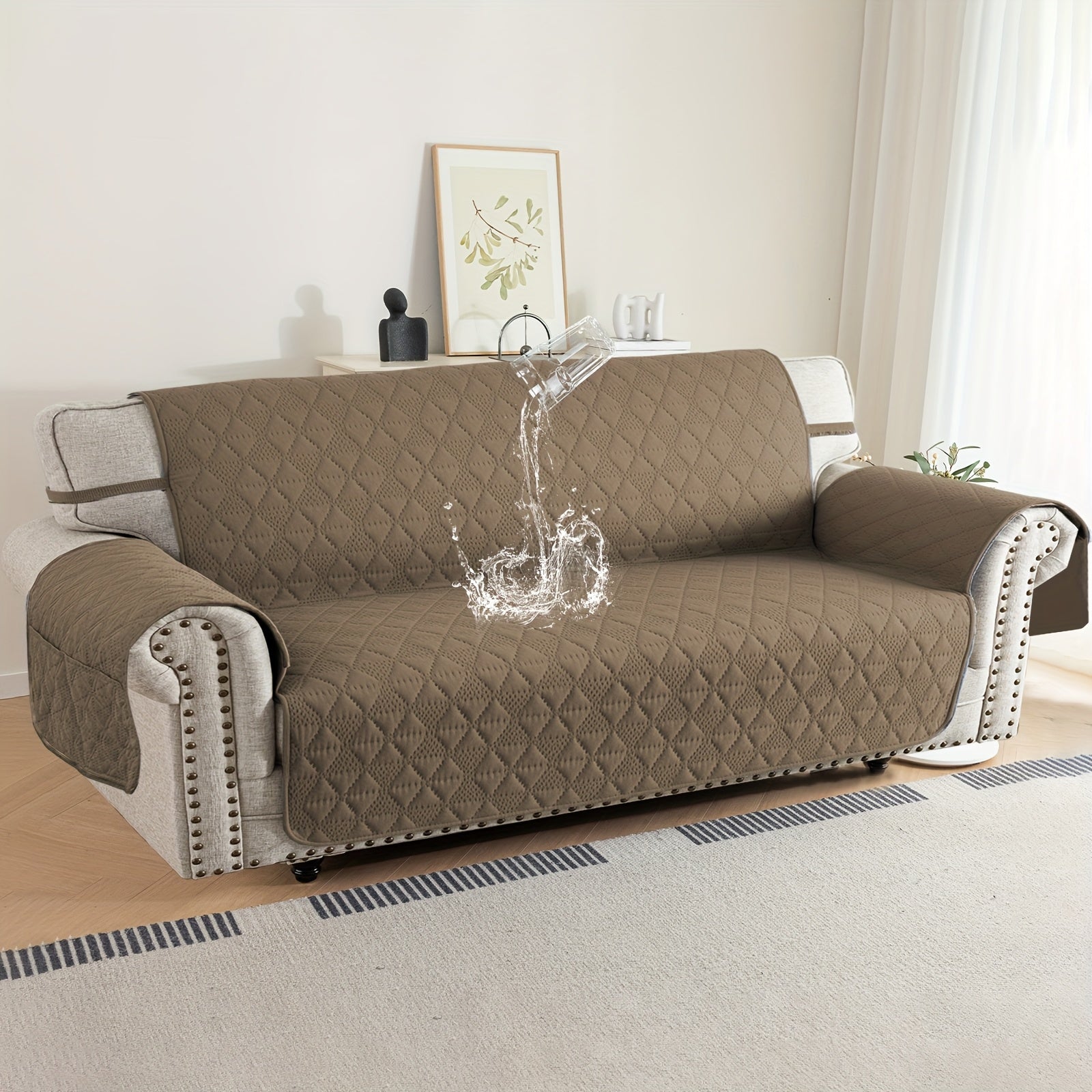 Side-Pocket Non-Slip Dog Sofa Cover - living rooms and pet-friendly – additional product view 27