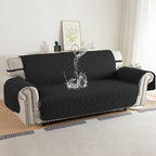 Side-Pocket Non-Slip Dog Sofa Cover - living rooms and pet-friendly – close-up product details