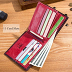 Slim RFID Leather Wallet for Men – Bifold with Dual ID Windows – additional product view 10