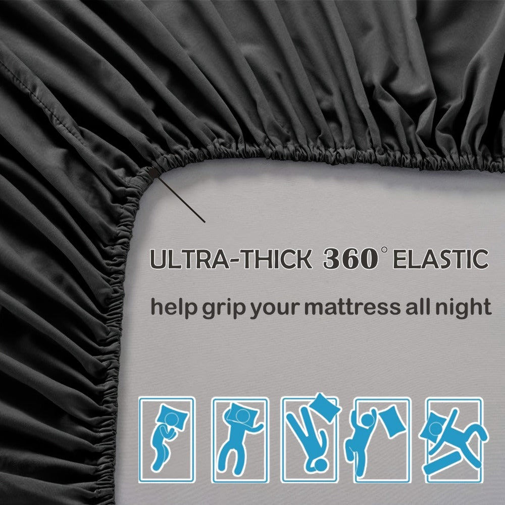 Soft Bed Sheet Set – 3-Piece 40cm Deep-Pocket Bedding – additional product view 14