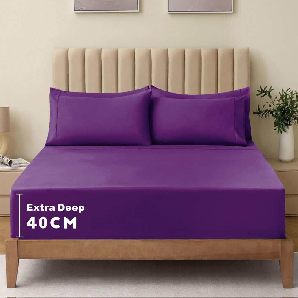 Soft Bed Sheet Set – 3-Piece 40cm Deep-Pocket Bedding – additional product view 15