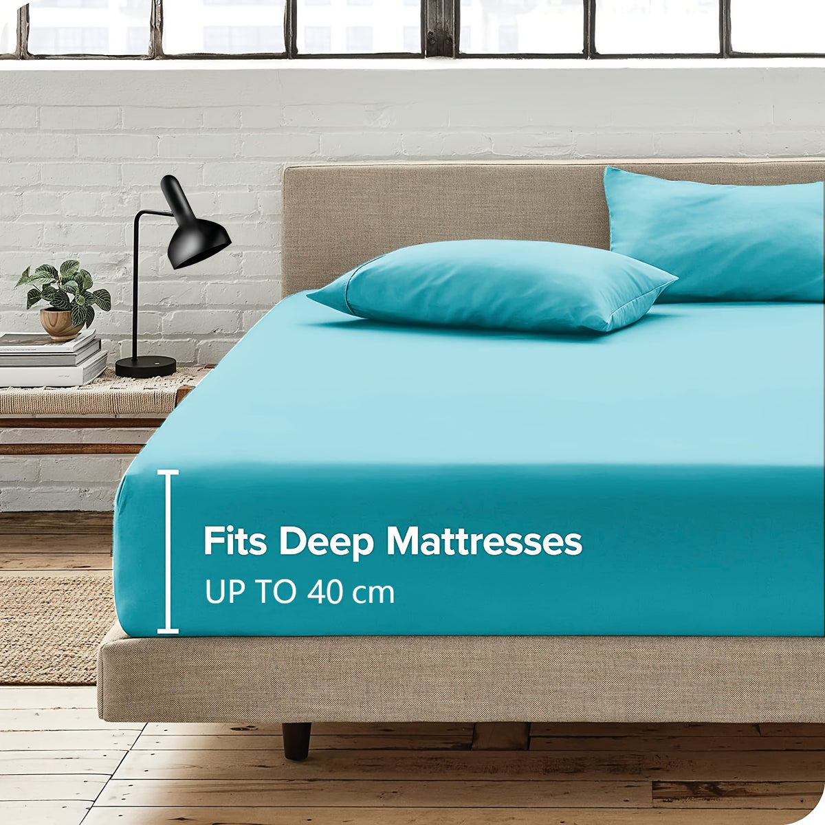 Soft Bed Sheet Set – 3-Piece 40cm Deep-Pocket Bedding – additional product view 38