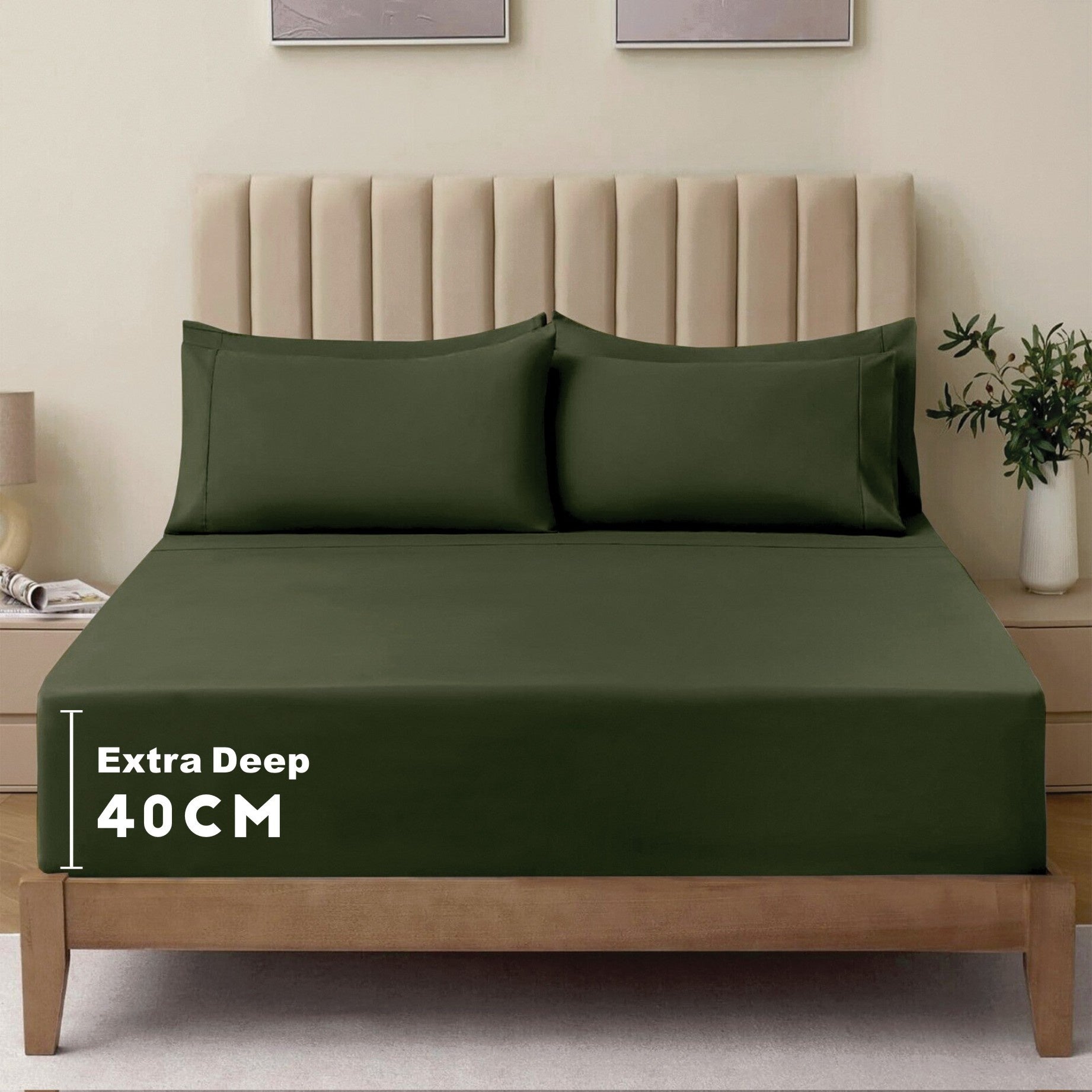 Soft Bed Sheet Set – 3-Piece 40cm Deep-Pocket Bedding – additional product view 39