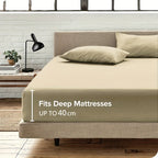 Soft Bed Sheet Set – 3-Piece 40cm Deep-Pocket Bedding – additional product view 9