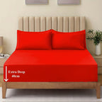 Soft Bed Sheet Set – 3-Piece 40cm Deep-Pocket Bedding – main product view