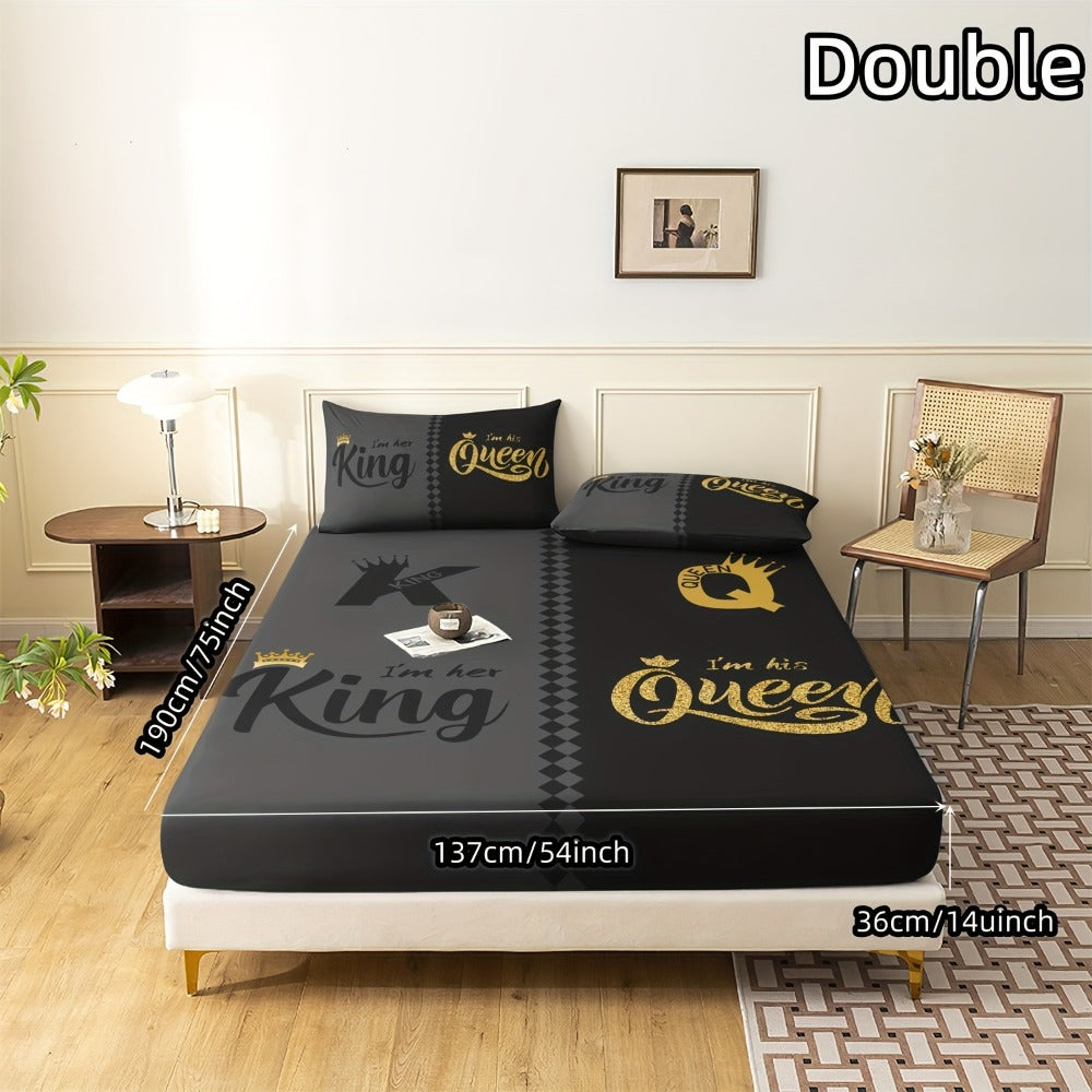 Soft Bed Sheet Set – 3-Piece Deep-Pocket Bedding – feature reference