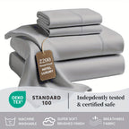 Soft Bed Sheet Set – 4-Piece 36cm Deep-Pocket Bedding – additional product view 23