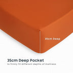 Soft Bed Sheet Set – 4-Piece Cooling Deep-Pocket Bedding – design and construction details