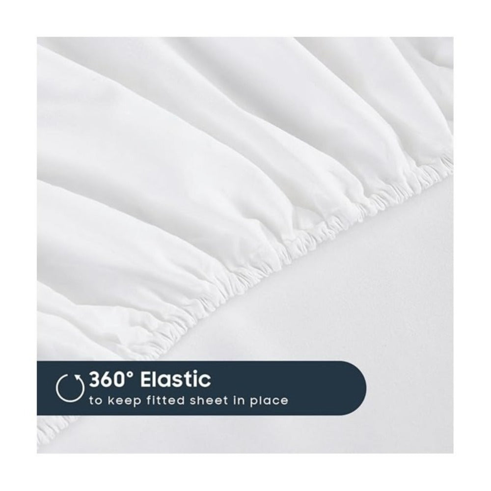 Soft Bed Sheet Set – 4-Piece Cooling Deep-Pocket Bedding – additional product view 15