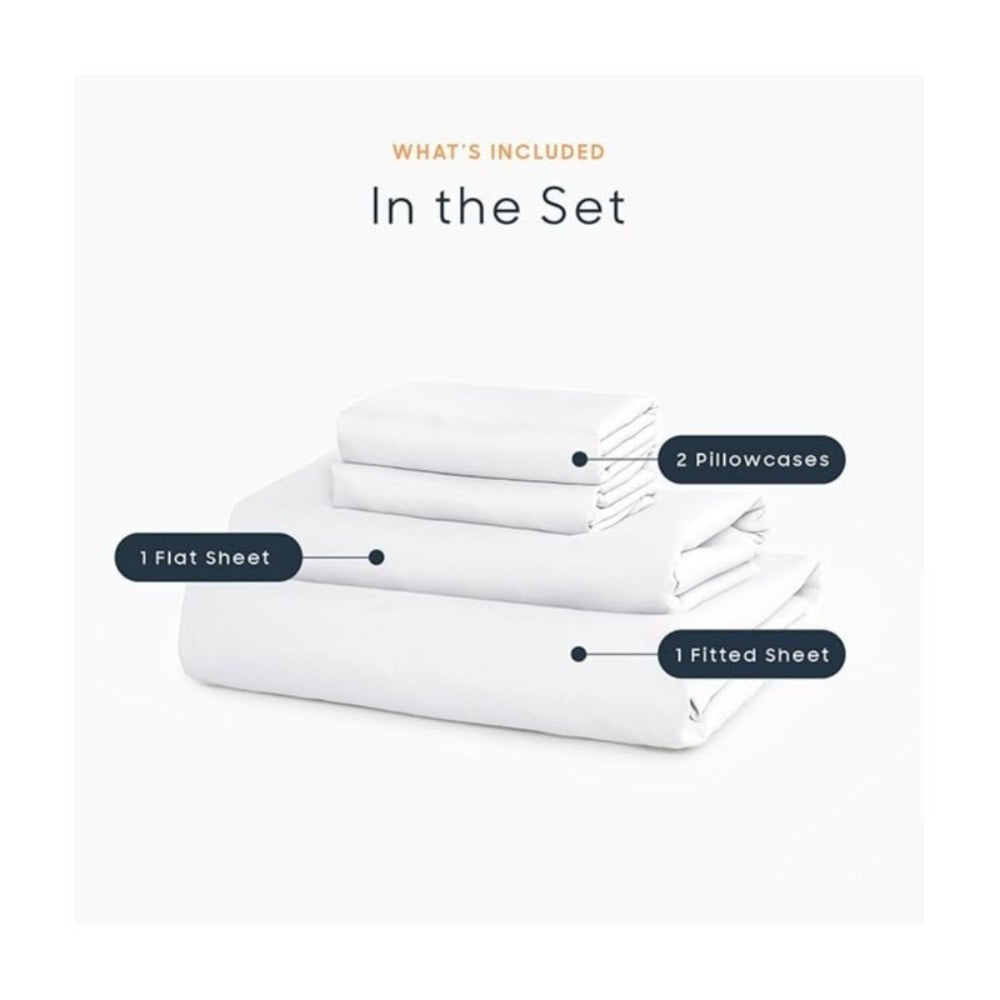 Soft Bed Sheet Set – 4-Piece Cooling Deep-Pocket Bedding – additional product view 16