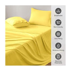 Soft Bed Sheet Set – 4-Piece Cooling Deep-Pocket Bedding – additional product view 18