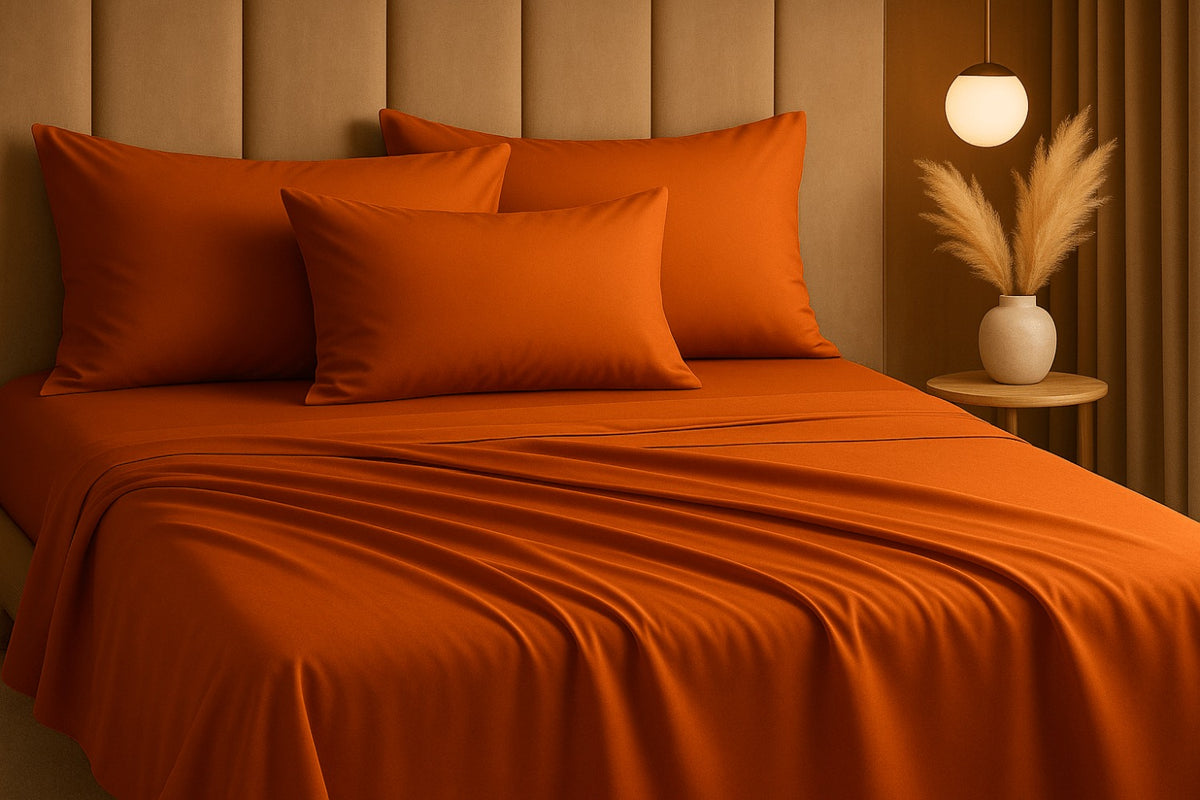 Soft Bed Sheet Set – 4-Piece Cooling Deep-Pocket Bedding – additional product view 22
