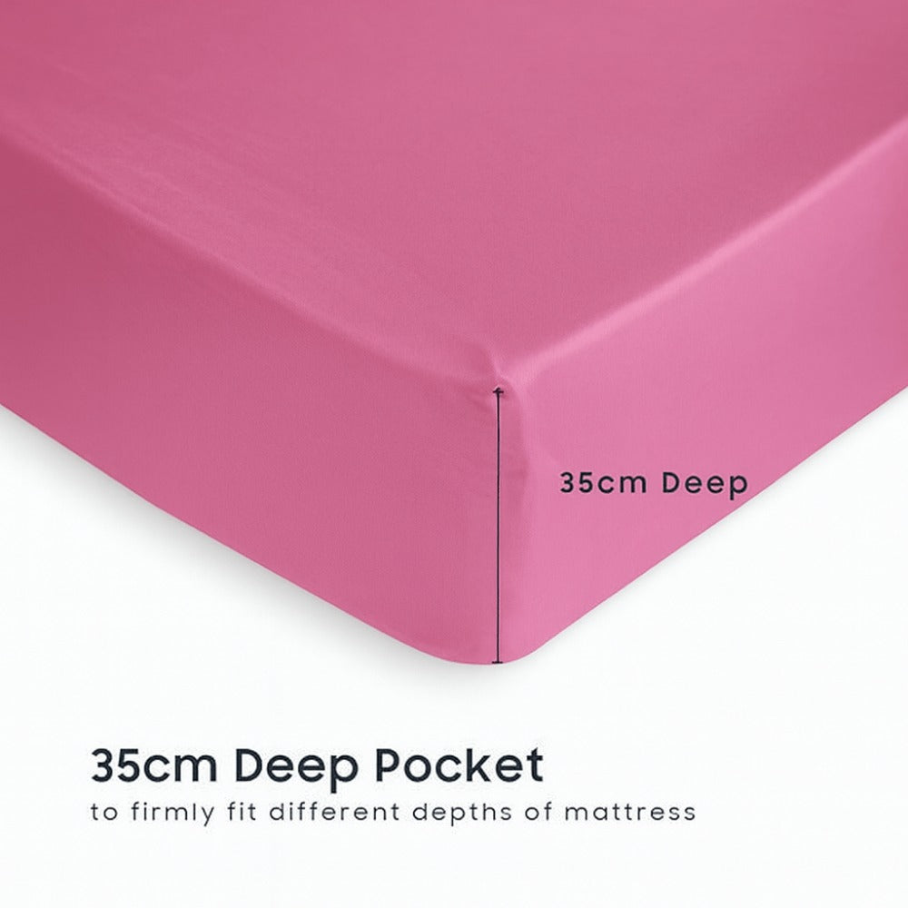 Soft Bed Sheet Set – 4-Piece Cooling Deep-Pocket Bedding – additional product view 9