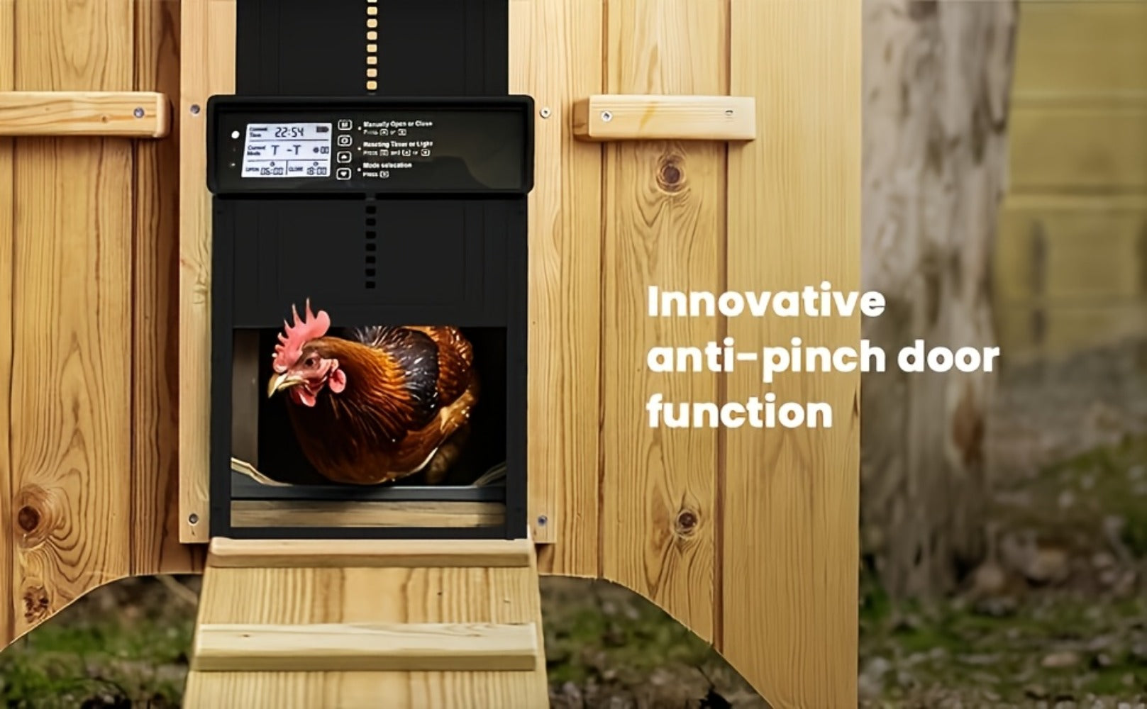 Solar Chicken Coop Door - Timer and Light Sensor Control – additional product view 12