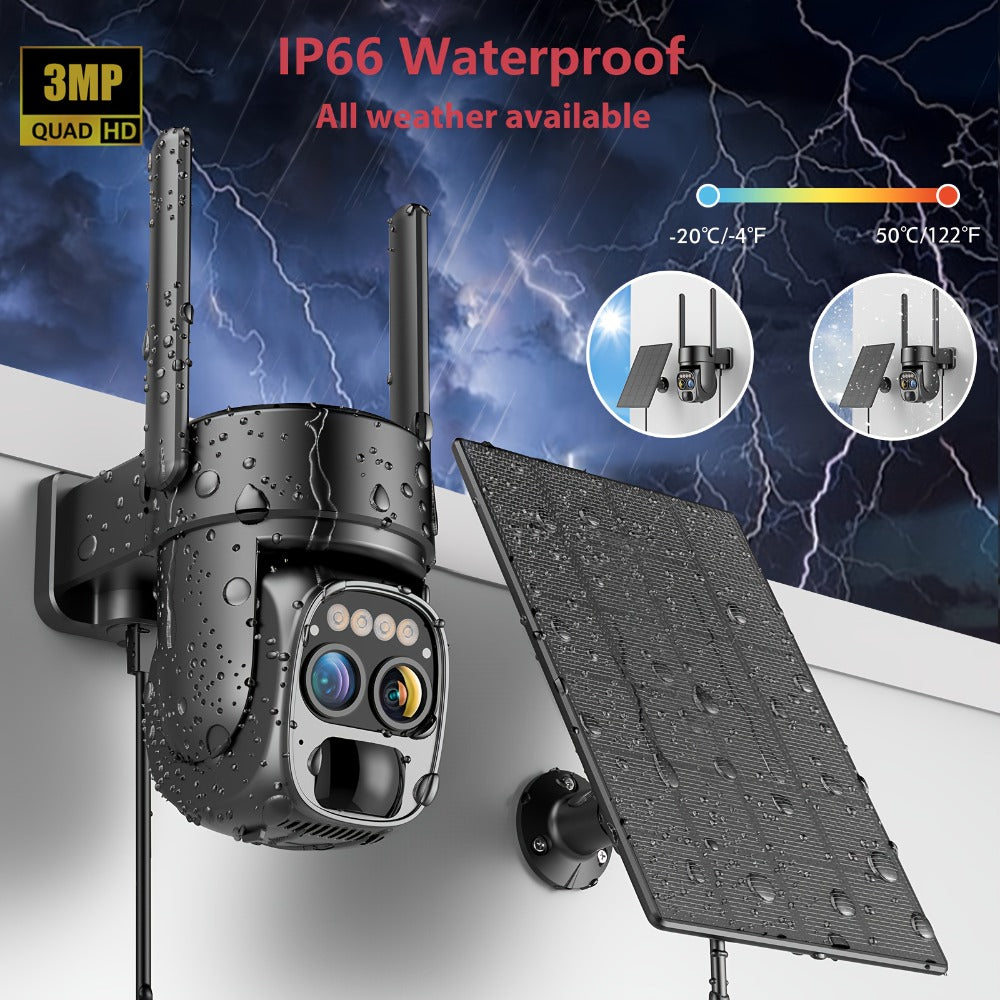 Solar Security Wall Light for the stated outdoor use