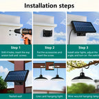 Solar Shed Light – IP44 & Garage Barn Lighting – additional product view 9