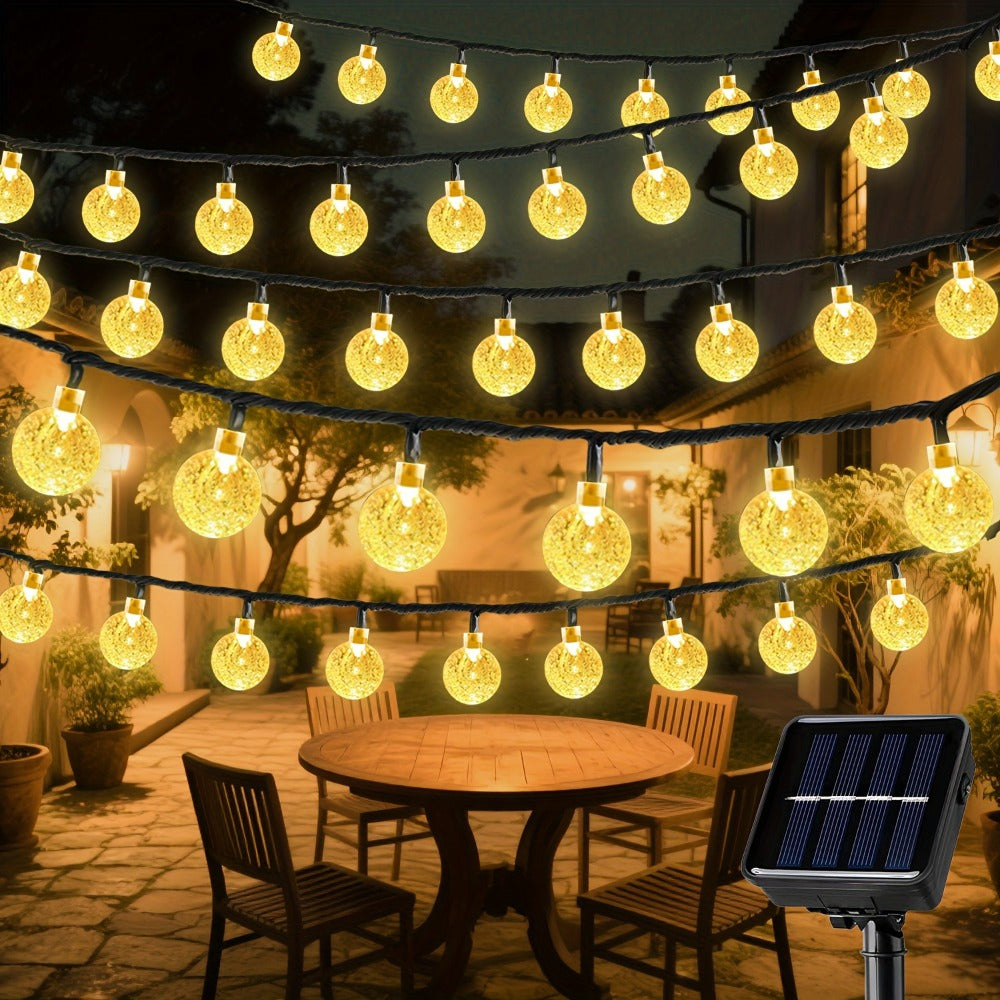Solar String Lights for the stated outdoor use