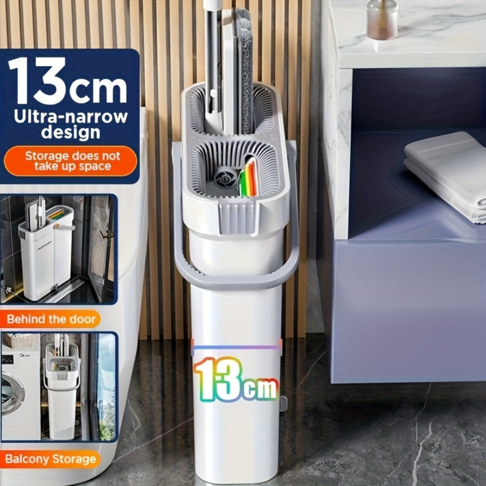 Spin Mop and Bucket Set - Microfiber 33CM for Home Cleaning – feature reference