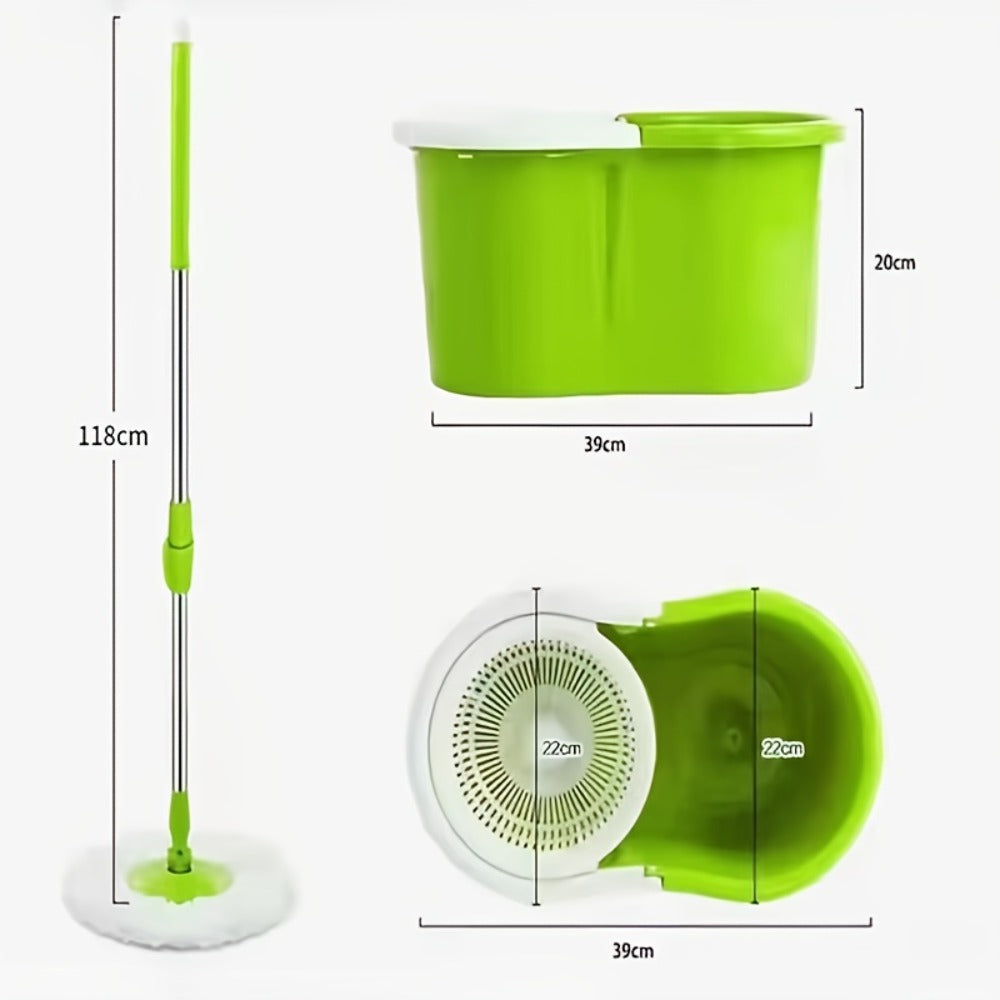 Spin Mop and Bucket Set - tile, laminate and household floors – close-up product details
