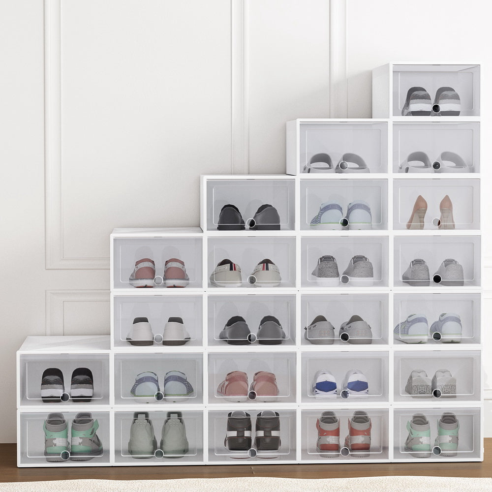 Stackable Plastic Shoe Storage Cabinet product detail 8