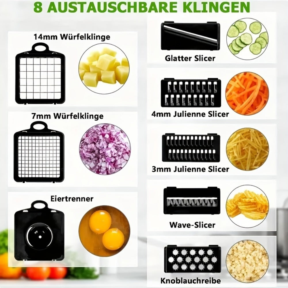 8-Blade Manual Vegetable Slicer detail view 5 for Australian shoppers