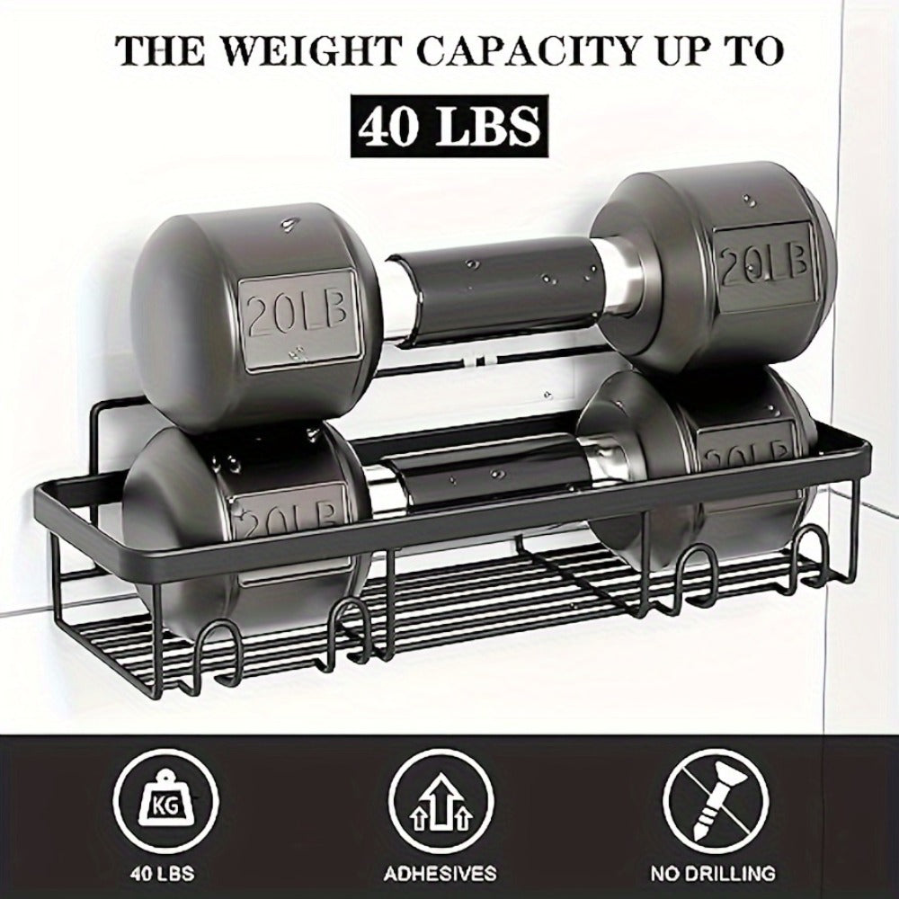 Wall-Mounted Shower Storage Shelf Set detail view 2 for Australian shoppers