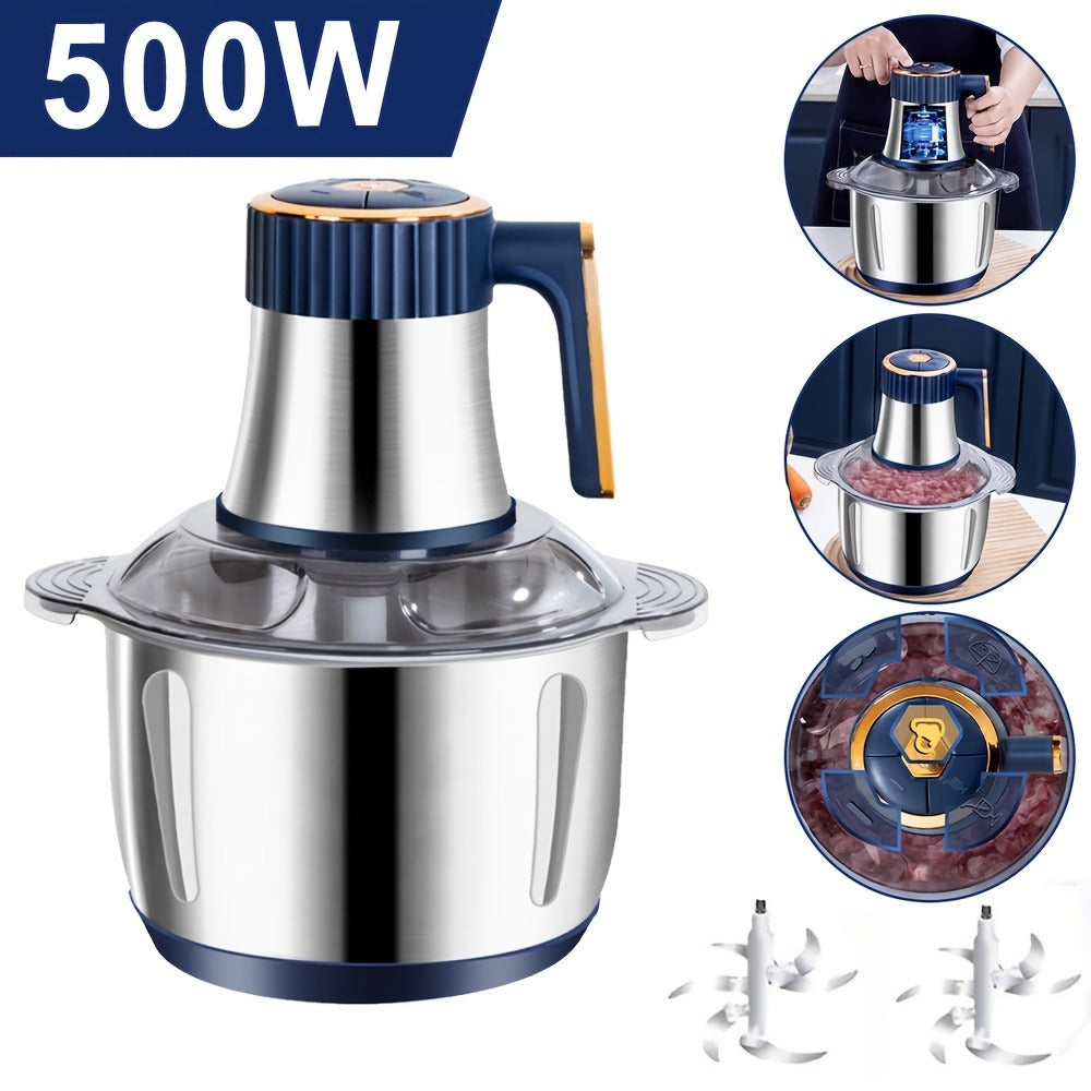 Stainless Steel Electric Meat Grinder - 5L for Kitchen – design and construction details