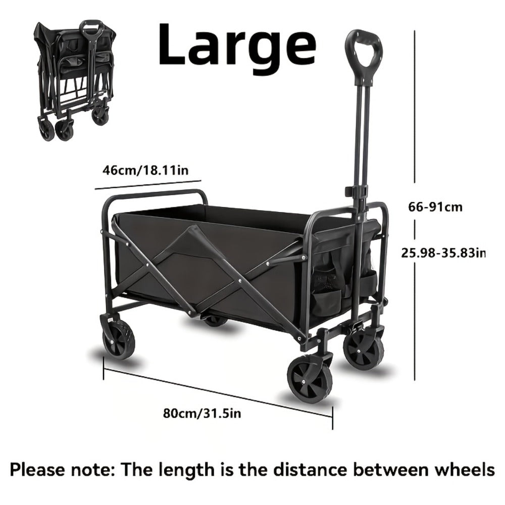 Stainless Steel Foldable Outdoor Utility Wagon product detail 4