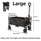 Stainless Steel Foldable Outdoor Utility Wagon product detail 4