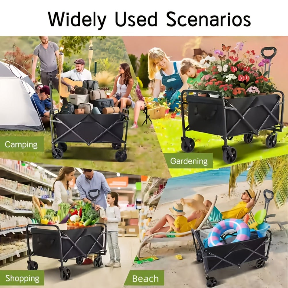 Stainless Steel Foldable Outdoor Utility Wagon product detail 12