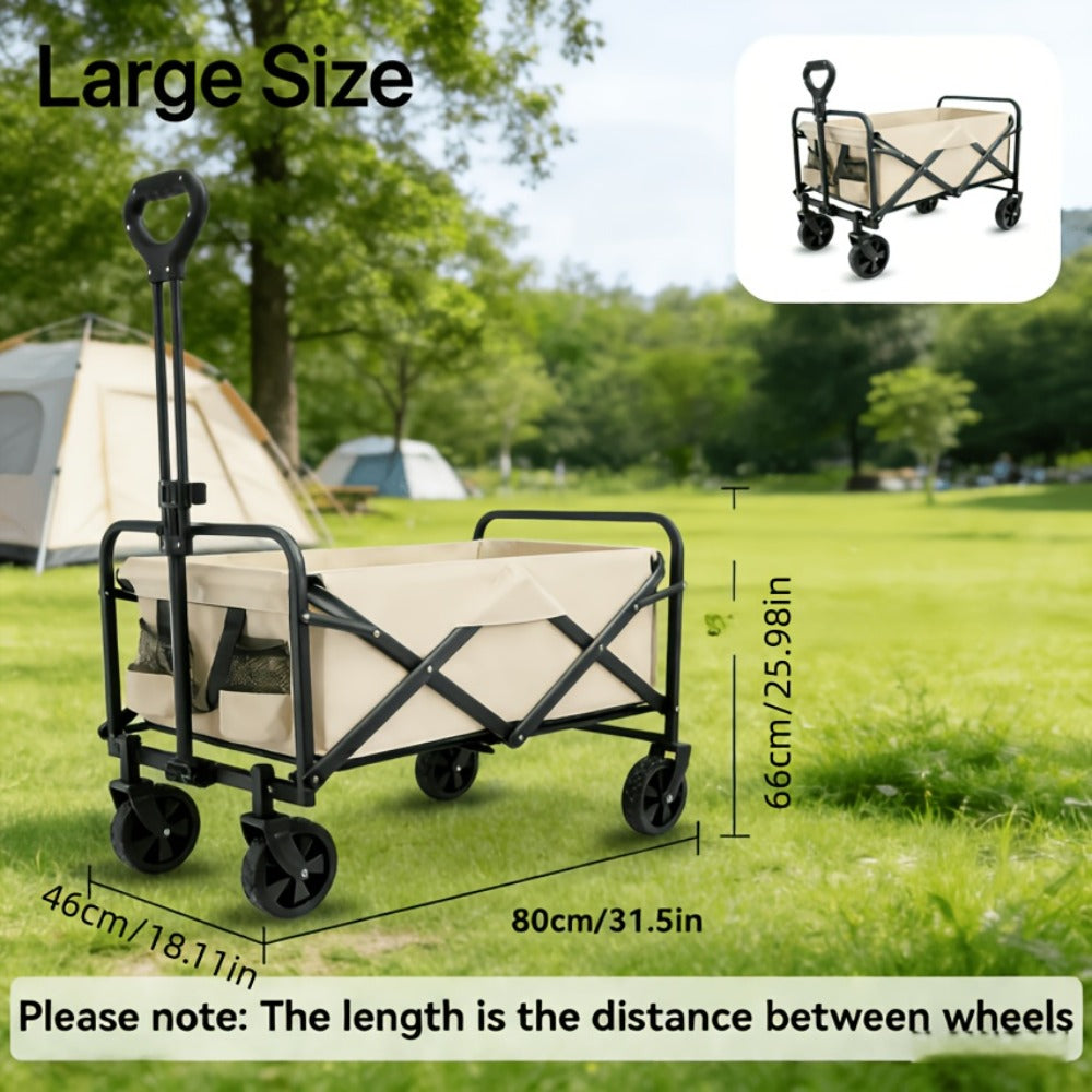 Stainless Steel Foldable Outdoor Utility Wagon product detail 13
