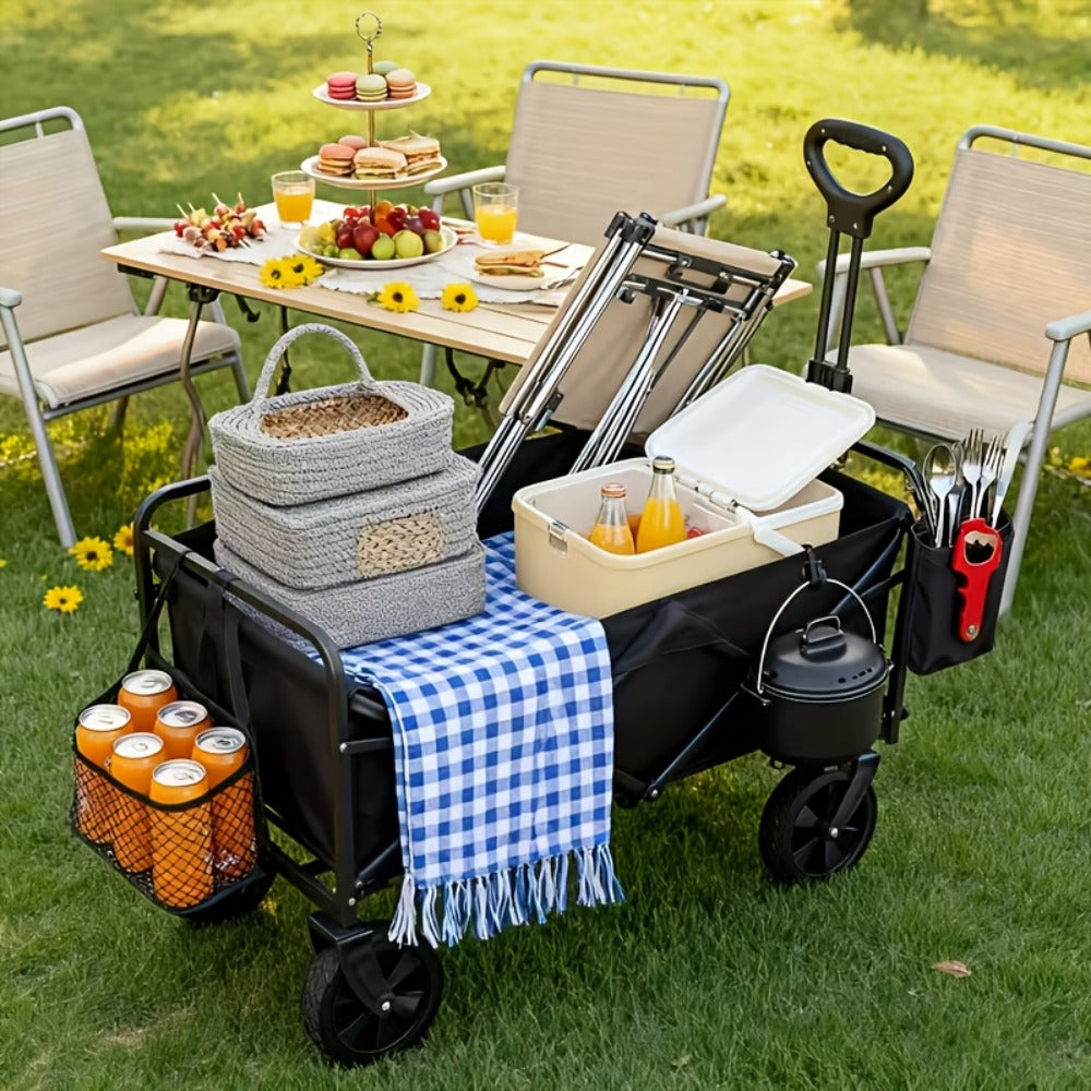 Stainless Steel Foldable Outdoor Utility Wagon product detail 9