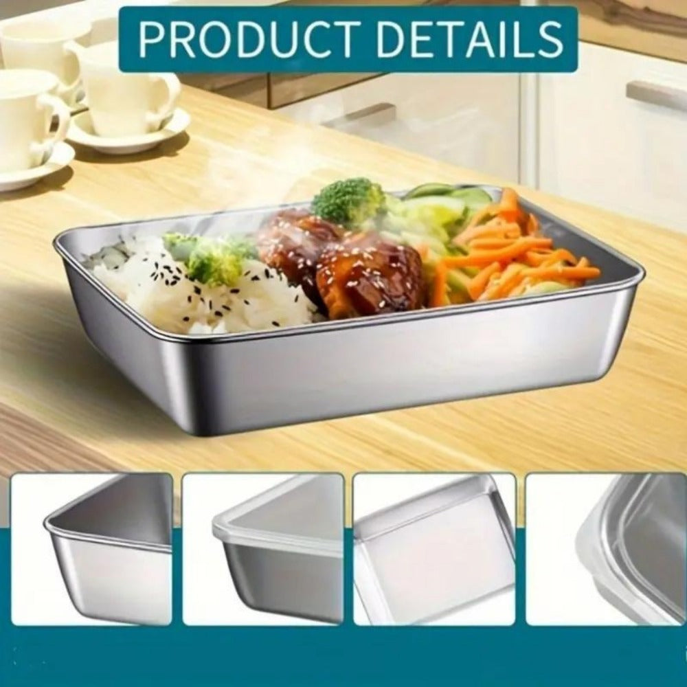 Stainless Steel Food Container Set detail view 6 for Australian shoppers