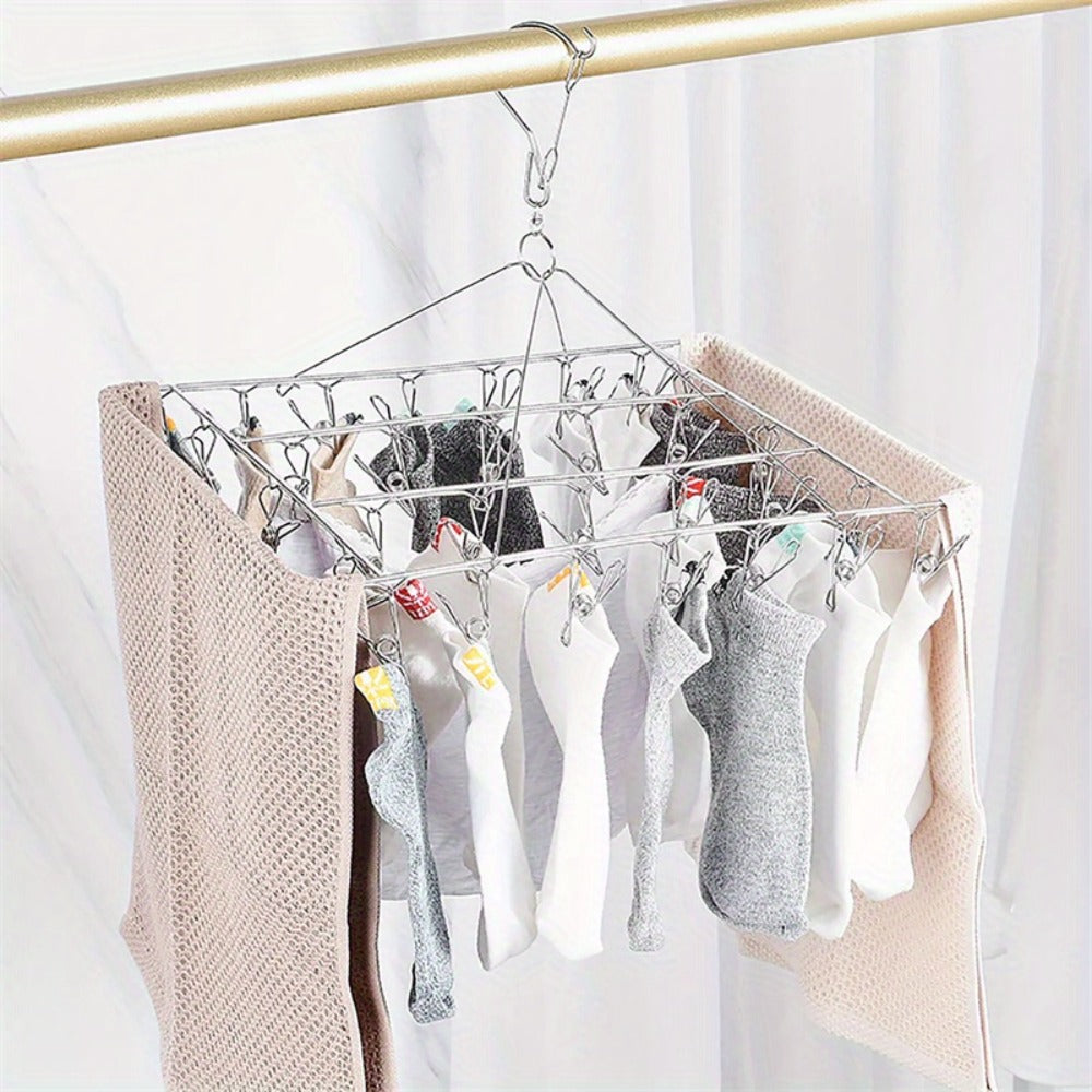 Multi-Clip Clothes Hanger main product view for Australian shoppers