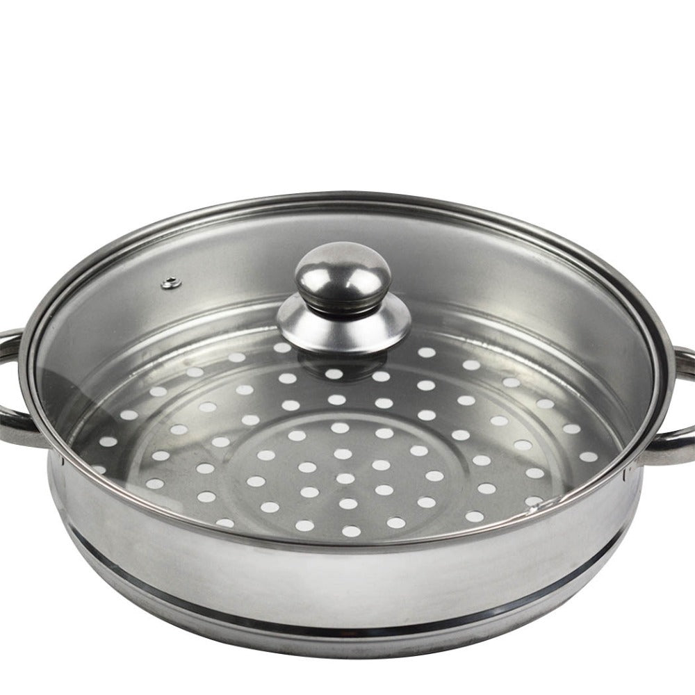 Stainless Steel Multi-Tier Steaming Pot - vegetables, seafood and – additional product view 12