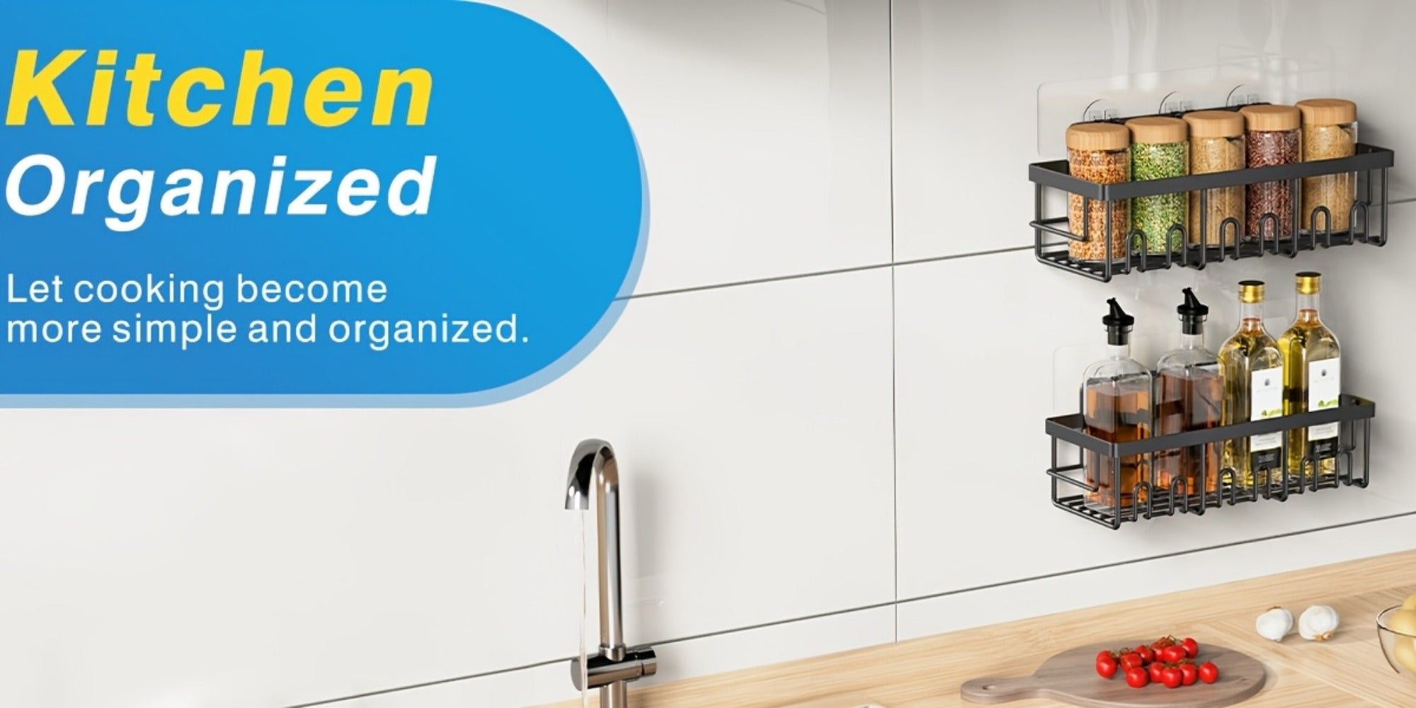Stainless Steel No-Drill Shower Caddy Organiser - Rust-Resistant – additional product view 15