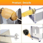 Stainless Steel Potato Twister Cutter - spiral vegetables and party – design and construction details